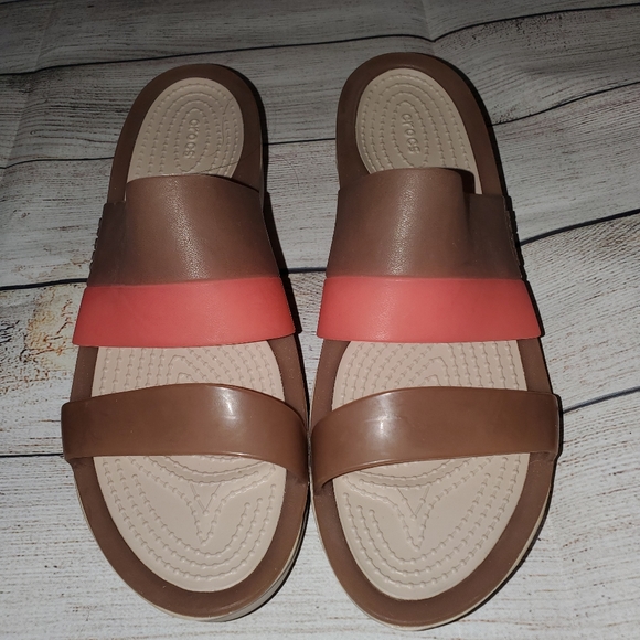 Crocs Women's Wedge Sandals - Picture 1 of 6